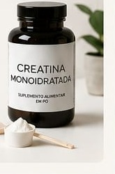 Pote de creatina monoidratada
