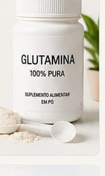 Pote de glutamina 100% pura